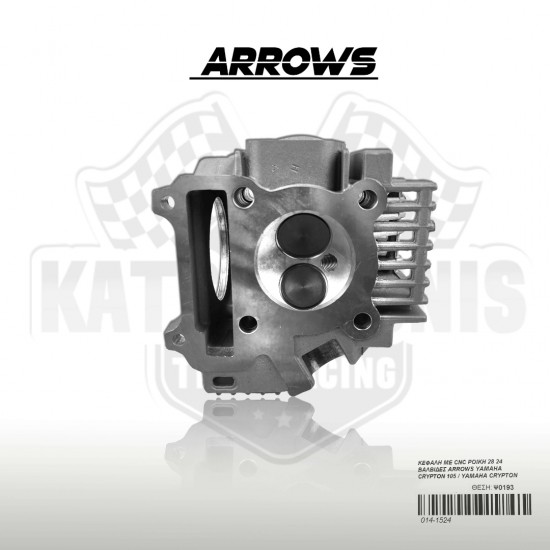 ΚΕΦΑΛΗ ΜΕ CNC ΡΟΙΚΗ 28 24 ΒΑΛΒΙΔΕΣ ARROWS YAMAHA CRYPTON 105 / YAMAHA CRYPTON R105 /YAMAHA CRYPTON R115 / YAMAHA CRYPTON T110 ΚΕΦΑΛΗ