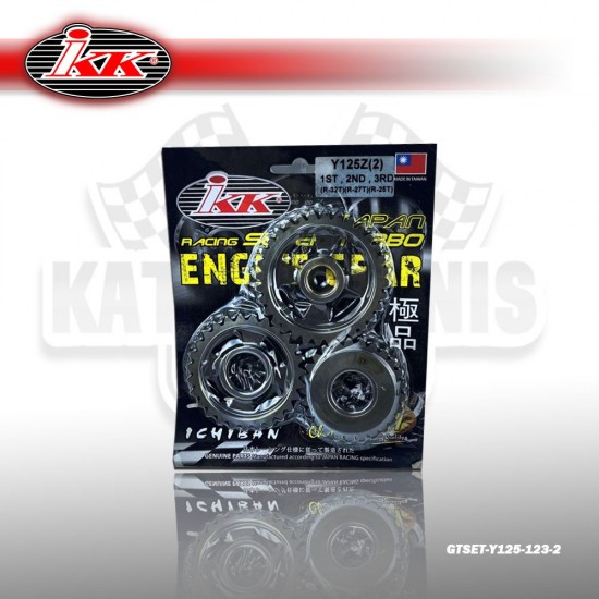 ΓΡΑΝΑΖΙΑ ΣΑΣΜΑΝ IKK 1ST 32T / 2ND 27T / 3RD 25T YAMAHA Z125 ΣΑΣΜΑΝ / ΑΞΟΝΑ ΕΜΠΡΟΣ ΓΡΑΝΑΖΙΟΥ / ΓΡΑΝΑΖΙΑ ΣΑΣΜΑΝ