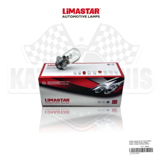 ΛΑΜΠΑ LIMASTAR 12V 25/25 HONDA GLX50 / HONDA GLX90 / HONDA SUPRA / HONDA ASTREA GRAND / YAMAHA CRYPTON 105 / YAMAHA CRYPTON R105 ΛΑΜΠΕΣ