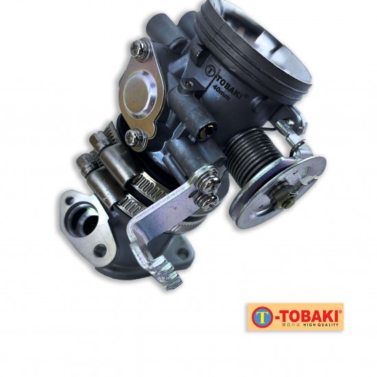 ΣΩΜΑ TOBAKI 40MM YAMAHA CRYPTON X135 ΜΕ ΛΑΙΜΟ